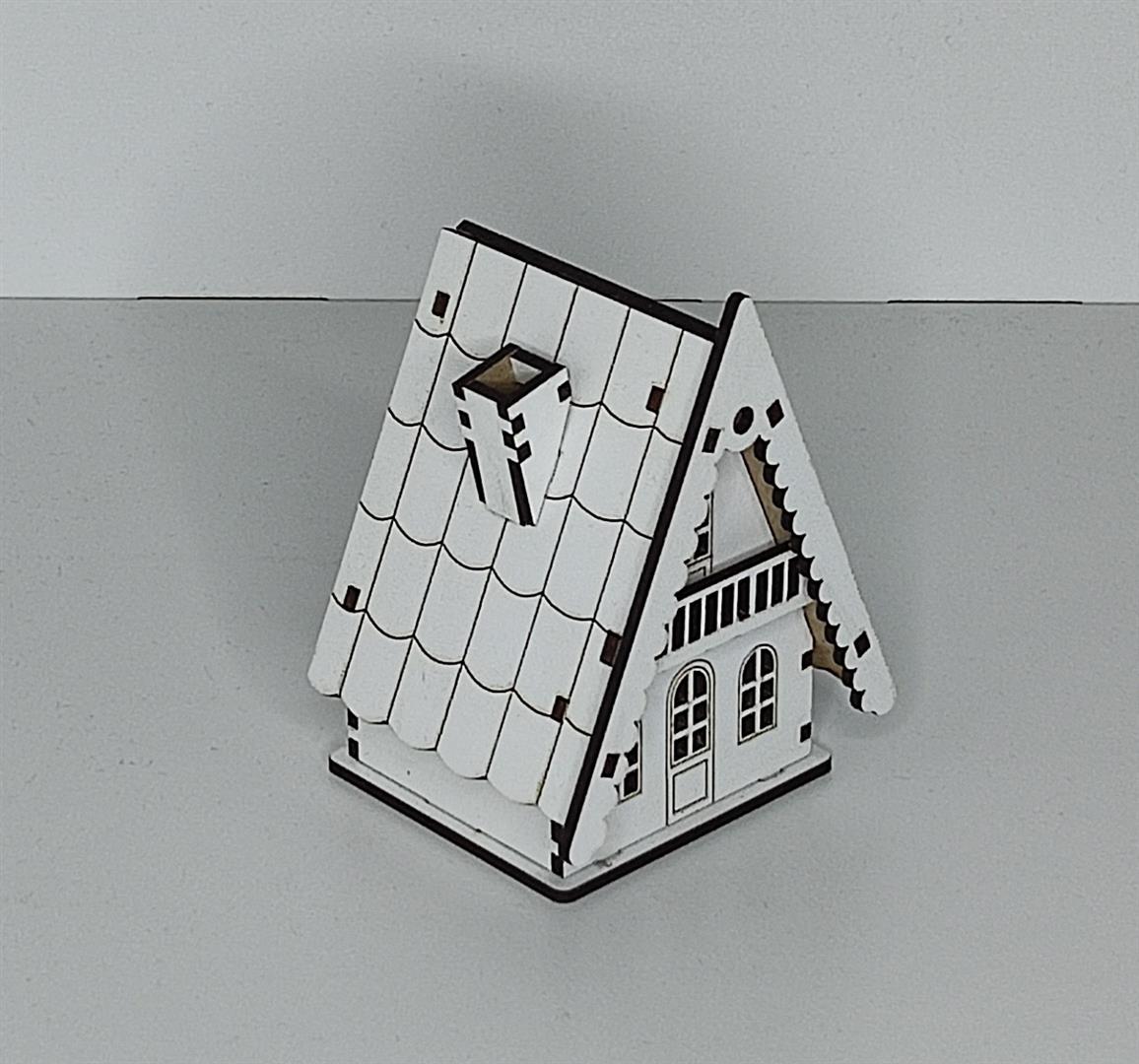 Lampa casuta cu balcon - imagine 3